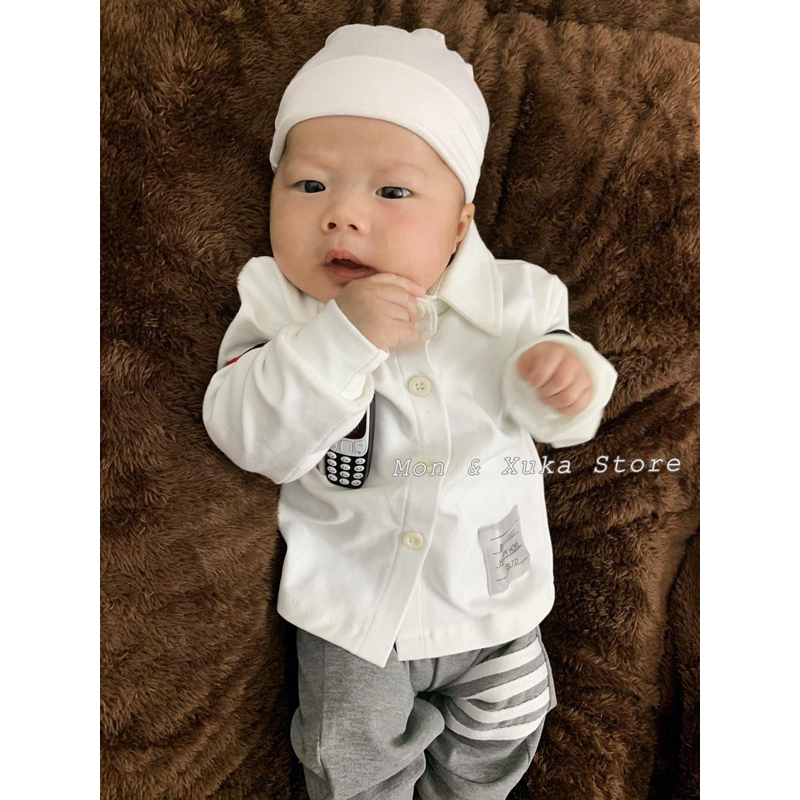 Set công tử 6 chi tiết cho bé 3-12kg set gile cho bé trai set bộ cho bé trai HÀNG ĐẸP LOẠI 1