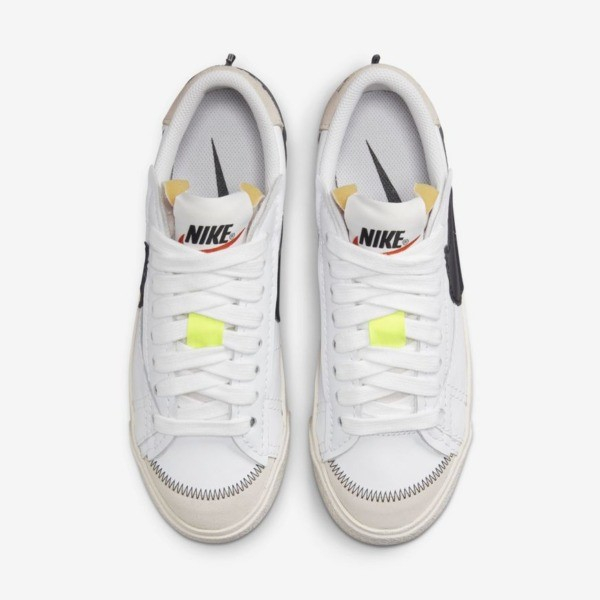 Gìay NIKE BLAZER LOW '77 JUMBO MÀU TRẮNG *WHITE/BLACK* - CODE: DN2158-101