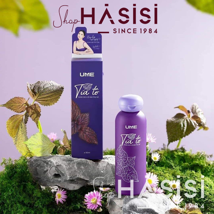 Dung Dịch Vệ Sinh Phụ Nữ Tía Tô UME - 150ml