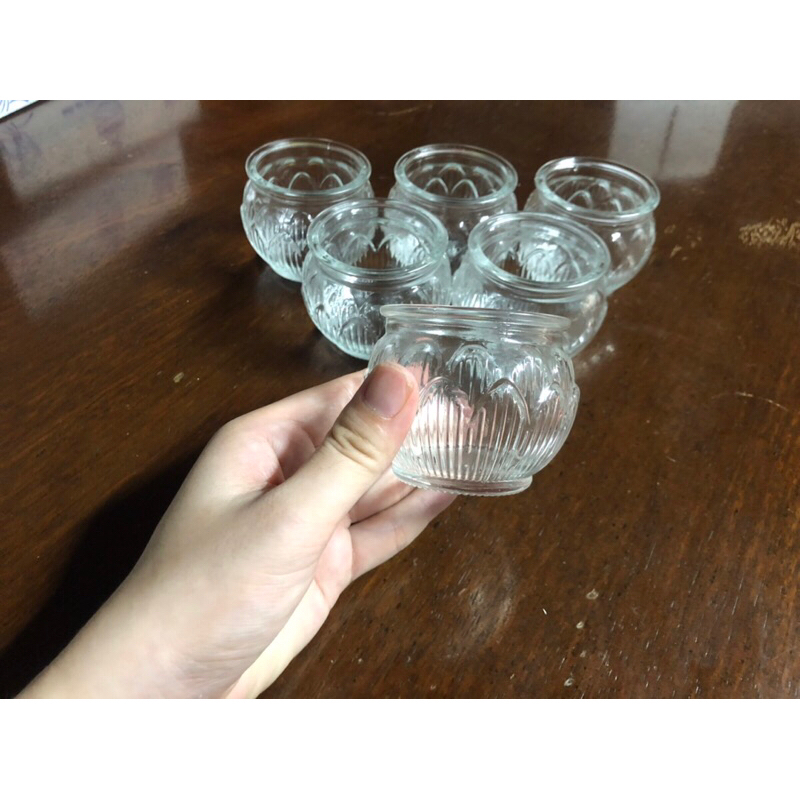 Set 6 ly hoa sen + 0.6 kg bơ + 6 bấc tự làm nến dâng phật, cúng dường