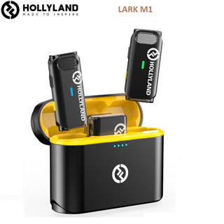 Mic Hollyland Lark M1 Micro không dây cài áo cho điện thoại, máy ảnh DSLR, máy quay Vlog, livetream, ARMS mukbang