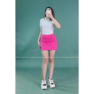 Áo có cổ trơn ,chân váy das cv10 [hình thật shop chụp] Eothon60
