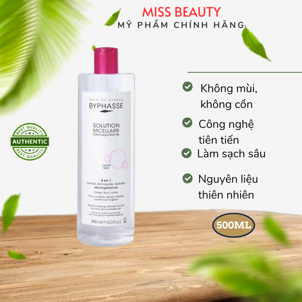 Nước Tẩy Trang Byphasse 500ml