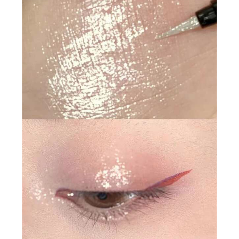 Bút kẻ mắt nhũ sáng, eyeliner nhũ kim tuyến doujin