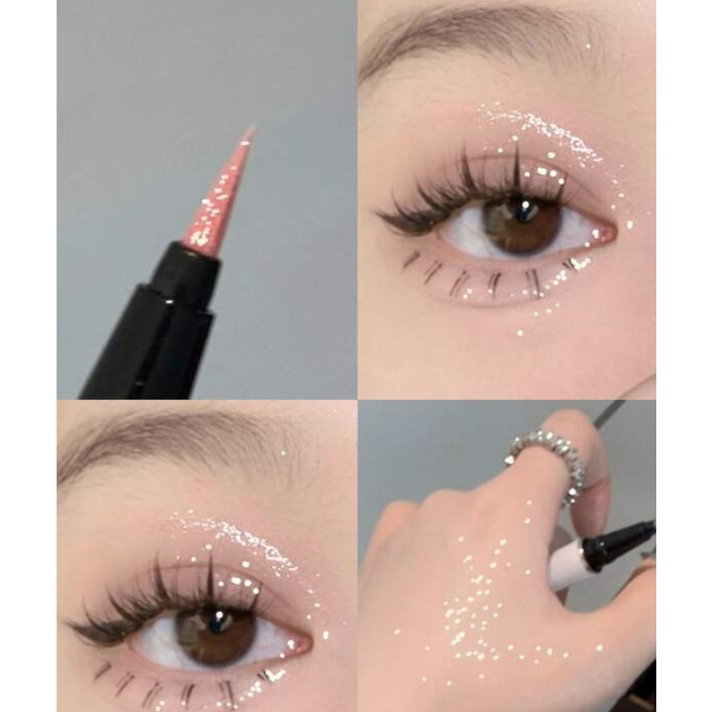 Bút kẻ mắt nhũ sáng, eyeliner nhũ kim tuyến doujin