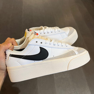 Giày Sneakers Nam Nữ, Giày Blazer Low Platform 'White' [Tặng Kèm Box Bảo Vệ]