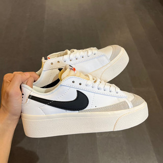 Giày Sneakers Nam Nữ, Giày Blazer Low Platform 'White' [Tặng Kèm Box Bảo Vệ]