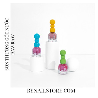 Bộ sản phẩm sơn móng tay màu oil base Hàn quốc 3 màu khô tự nhiên và độc đáo "Water based Menicure 3 colors