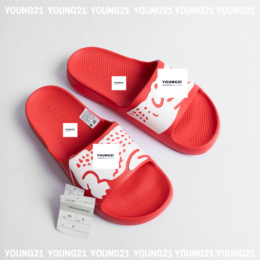 Dép nam quai ngang cao su đúc nguyên khối HÌNH CÁ LC chống nước 2023 YOUNG21