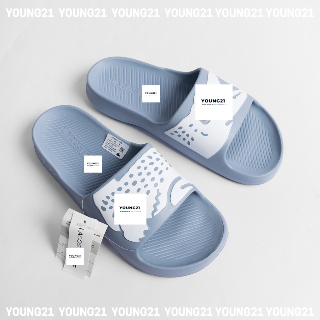 Dép nam quai ngang cao su đúc nguyên khối HÌNH CÁ LC chống nước 2023 YOUNG21