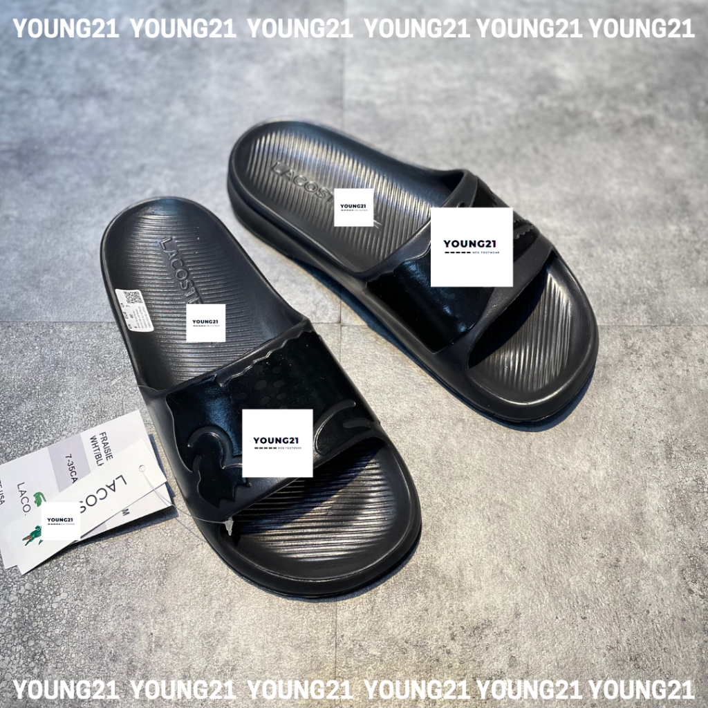 Dép nam quai ngang cao su đúc nguyên khối HÌNH CÁ LC chống nước 2023 YOUNG21