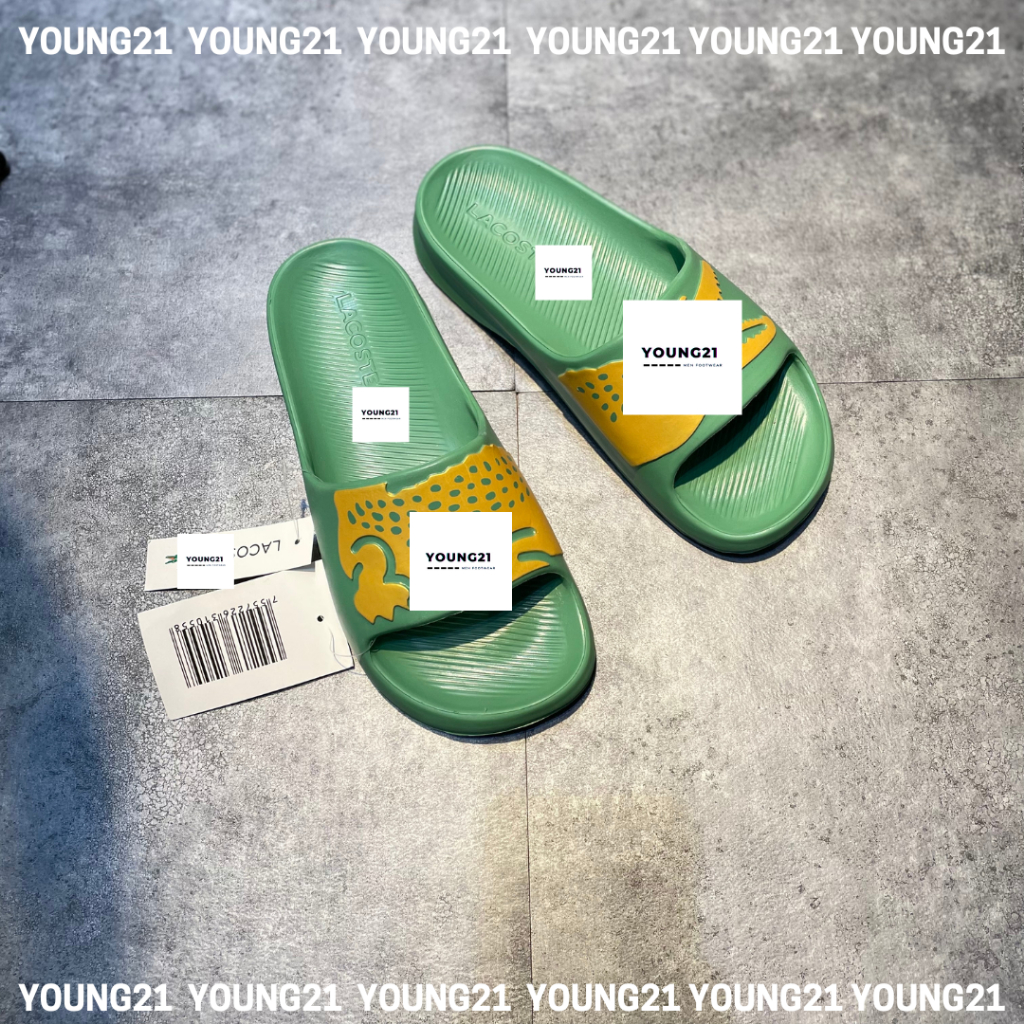 Dép nam quai ngang cao su đúc nguyên khối HÌNH CÁ LC chống nước 2023 YOUNG21