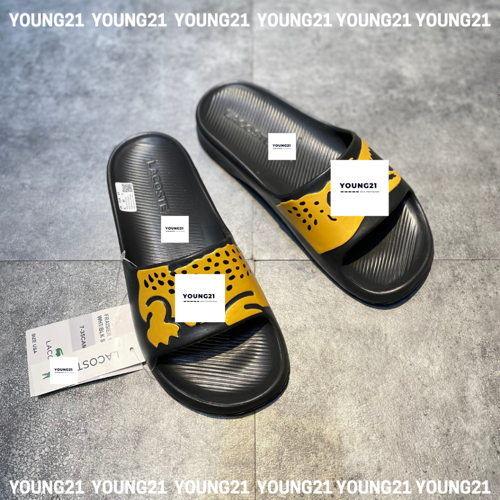 Dép nam quai ngang cao su đúc nguyên khối HÌNH CÁ LC chống nước 2023 YOUNG21