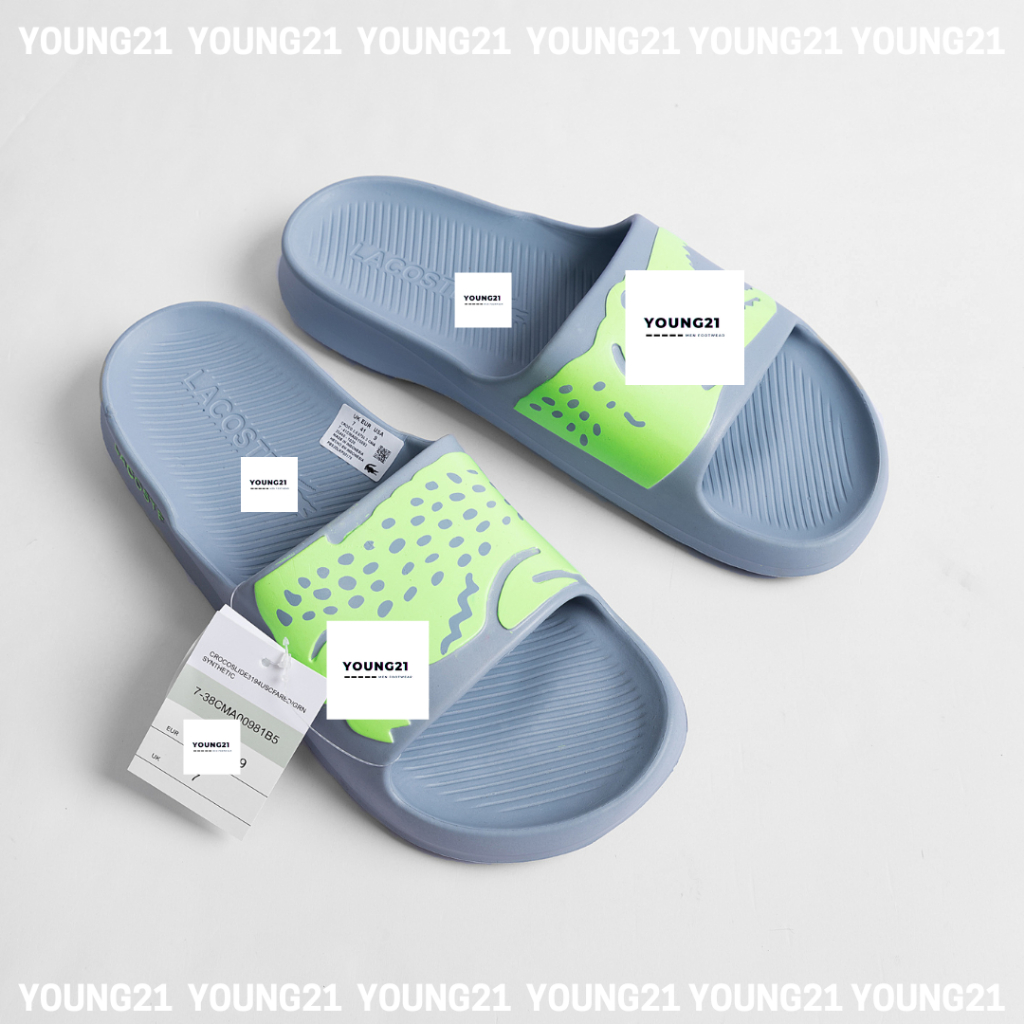 Dép nam quai ngang cao su đúc nguyên khối HÌNH CÁ LC chống nước 2023 YOUNG21