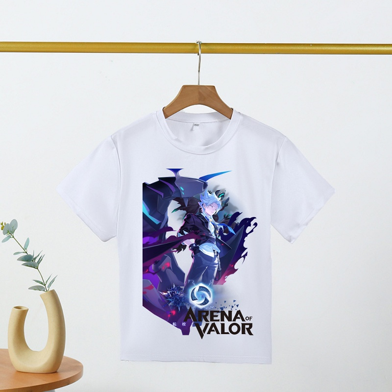 Áo Liên Quân Mobile 2 Màu Đen Trắng Cho Bé Trai , Áo Chất mặc mát thoải mái