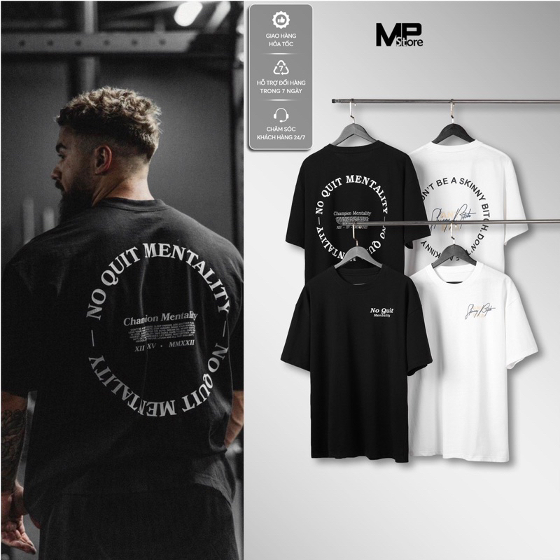 Áo thun thể thao oversize Cbum chất vải cotton