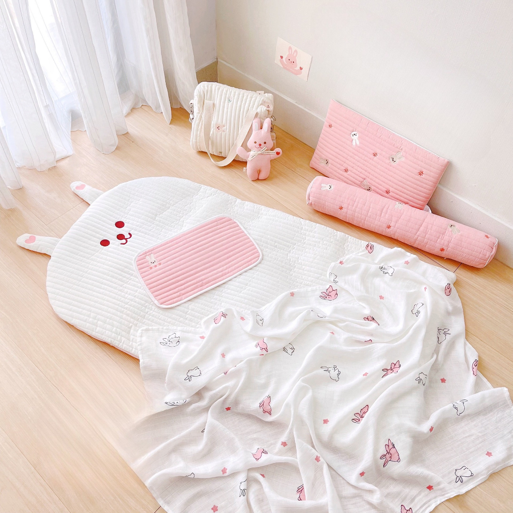 Thảm Điều Hòa 4 Mùa Gấp Gọn MONONA Gấu Thảm Điều Hòa 2 Mặt Mát Mùa Hè Và Ấm Mùa Đông Cho Trẻ Từ Sơ Sinh