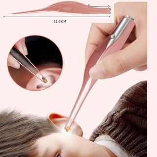 Lấy ráy tai có đèn LED, dụng cụ lấy ráy tai cho bé, nhíp gắp cao cấp