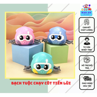 Đồ chơi trẻ em, bạch tuộc chạy 2 chiều, xe đồ chơi, đồ chơi xe dây cót, xe con bạch tuộc ngộ nghĩnh đáng iu cho trẻ em