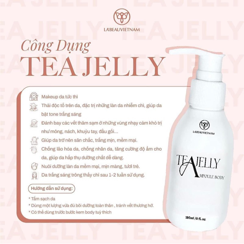 Thạch Trà Truyền Trắng Tea Jelly Ampoule Body