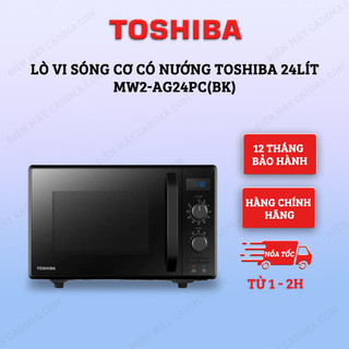 Lò vi sóng cơ có nướng Toshiba MW2-AG24PC(BK) 24L - Hàng chính hãng - Nhập khẩu Thái Lan