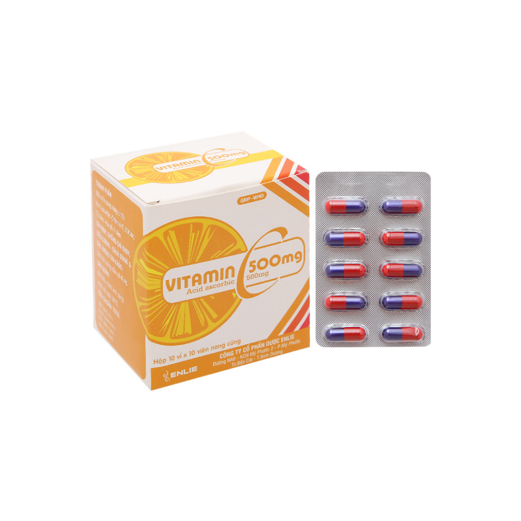 Vitamin C Enlie 500mg Hộp