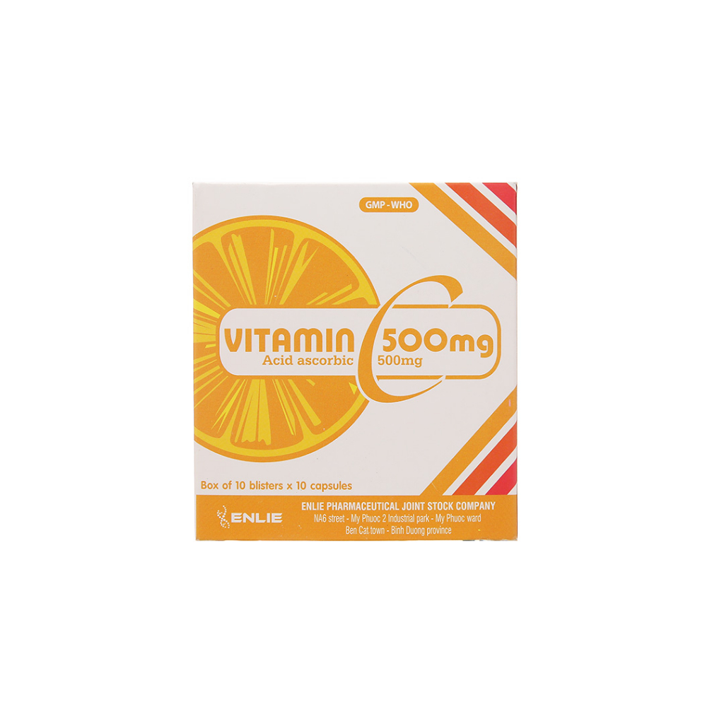 Vitamin C Enlie 500mg Hộp