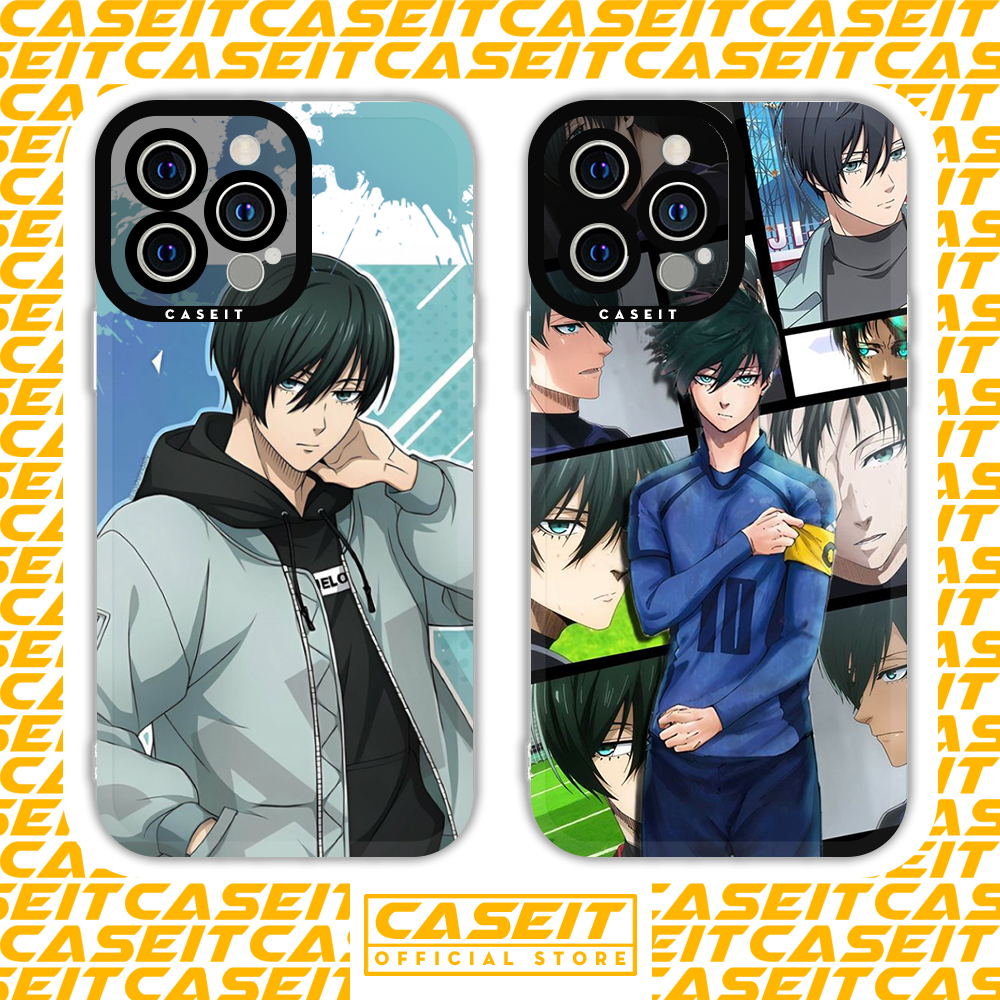 Ốp lưng iphone cạnh vuông Caseit Anime Blue Lock Itoshi Rin aesthetic 8/8plus/x/xs/11/12/13/14/pro/max/plus/promax