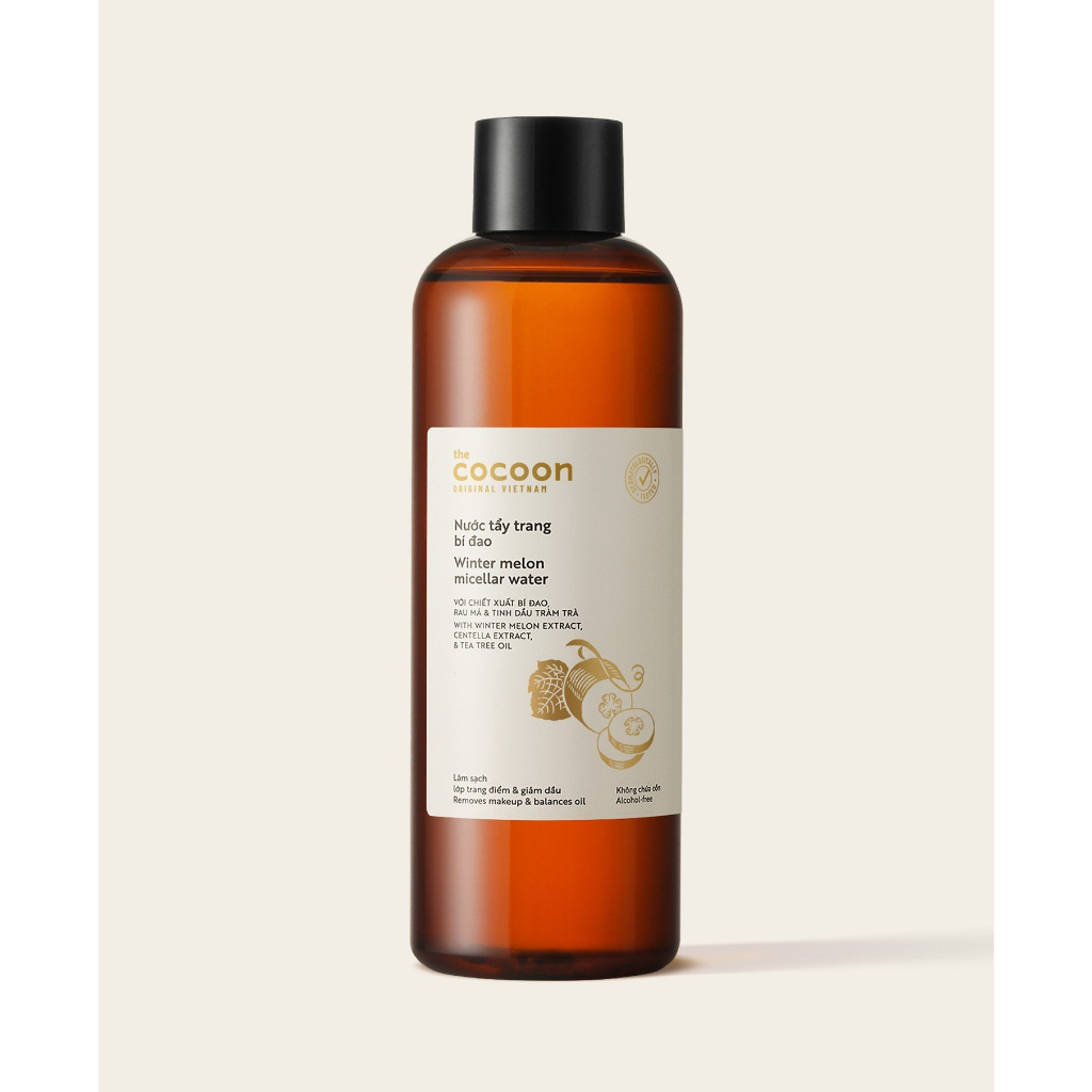 Nước tẩy trang bí đao Cocoon - Tẩy sạch sâu cho da dầu mụn