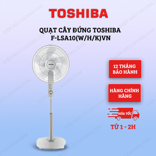 Quạt đứng Toshiba F-LSA10(W/H/K)VN model 2024 không khiển - Hàng chính hãng - Công nghệ Nhật Bản, hoạt động êm ái