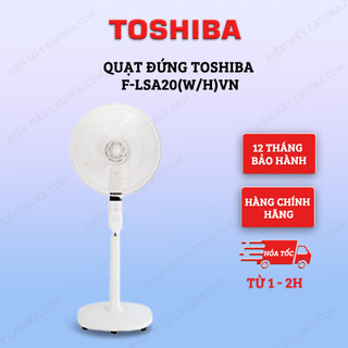 Quạt cây đứng Toshiba F-LSA20(W/H)VN có khiển model 2024 - Hàng chính hãng - Công nghệ Nhật Bản, hoạt động êm ái