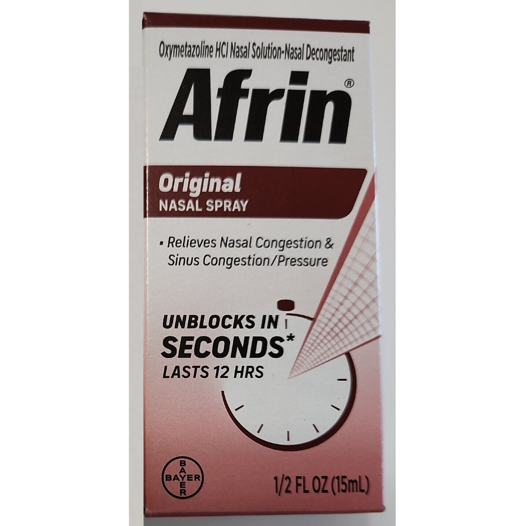Dung dịch xịt giảm nghẹt mũi Afrin Original Maximum Strength