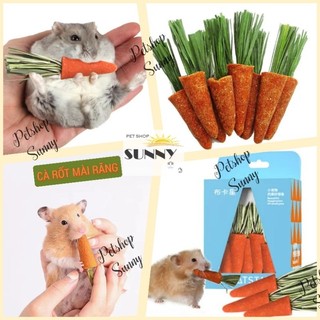 Cà rốt mài răng mini Bucatstate cho hamster, thỏ, bọ