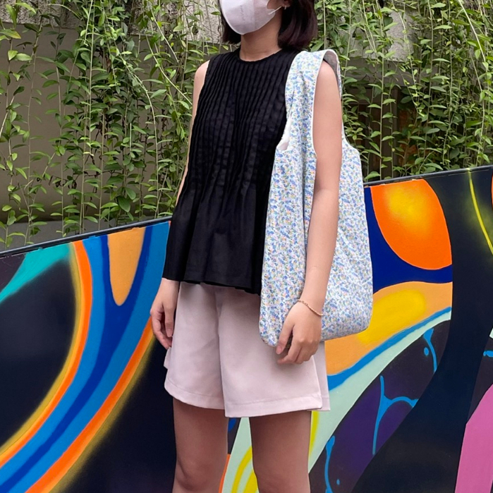 Túi tote hoa hoè 2 lớp dày dặn