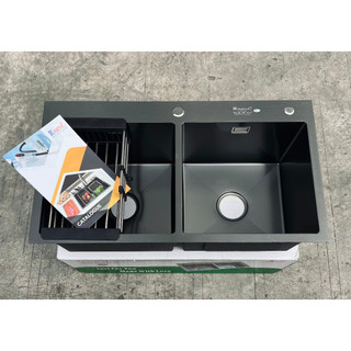 Chậu rửa bát nano vân sần chống xước - Hàng Kagol chính hãng
