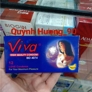 Bao cao su VIVA hộp 12 chiếc cho cảm xúc thăng hoa
