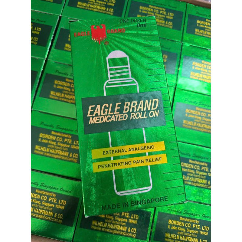 Dầu gió xanh dạng lăn Eagle Brand 8ml Mỹ