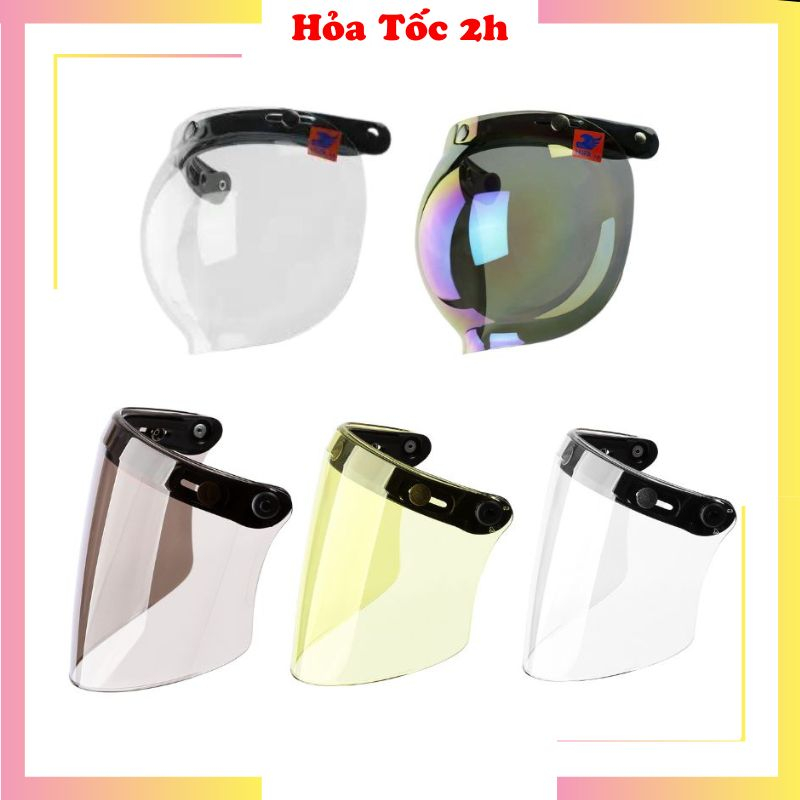 Kính Gắn Mũ Bảo Hiểm ĐỦ LOẠI, Kính Gắn Nón 1/2, 3/4 Chính Hãng