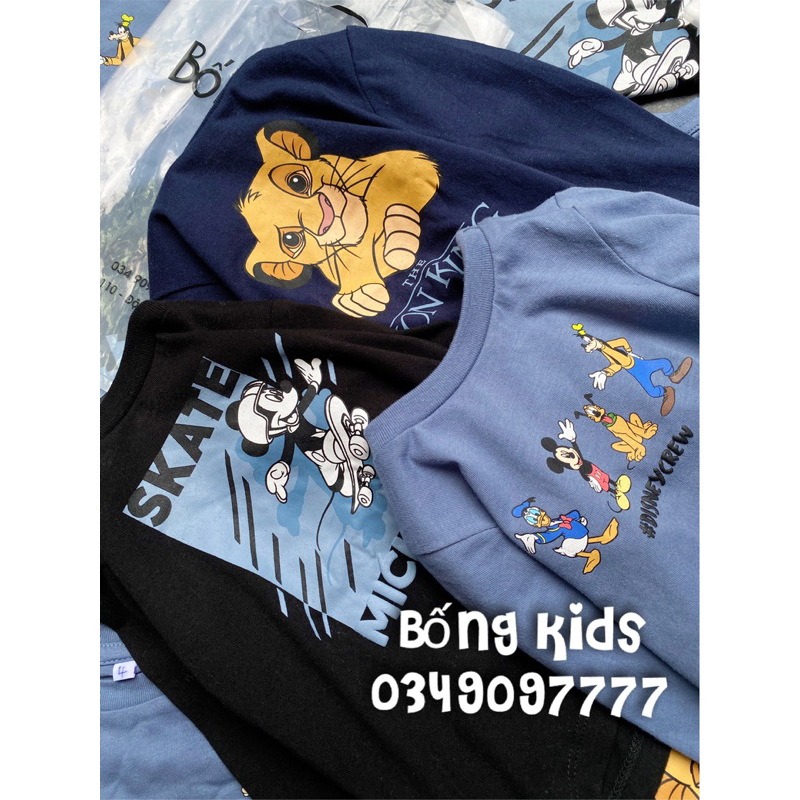 Áo Thu Bé Trai In Hình DN Place