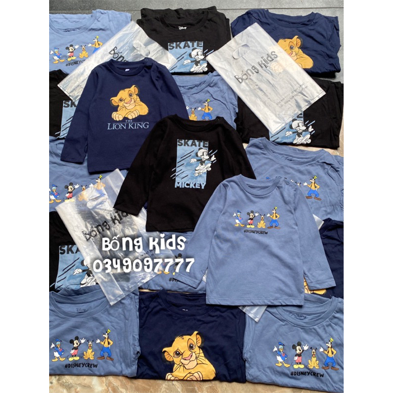 Áo Thu Bé Trai In Hình DN Place