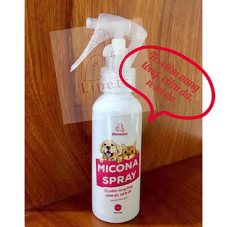 Micona spray xịt nấm cho chó mèo, hỗ trợ viêm nang lông, viêm da, nấm da