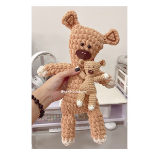 Gấu bông Teddy bear Mr.Bean bằng len đủ size