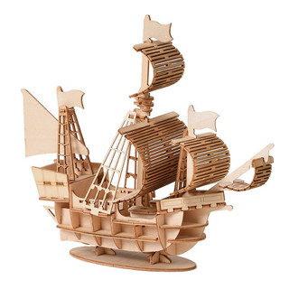 Mô hình lắp ráp gỗ 3D tàu Sailing Ship mô hình lắp ghép gỗ độc đáo sáng tạo cho bé