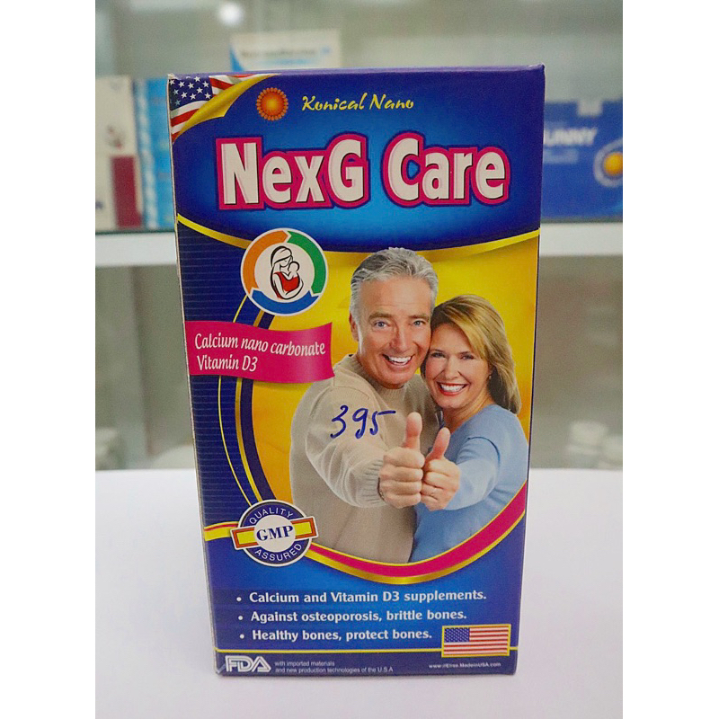 VIÊN UỐNG BỔ SUNG CANXI VÀ VITAMIN D, NHẬP KHẨU MỸ HỖ CHỢ TĂNG CHIỀU CAO, CHỐNG LOÃNG XƯƠNG CHÍNH HÃNG USA NEXG CARE