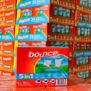 Giấy thơm quần áo bounce mỹ 320 tờ nguyên hộp làm thơm quần áo và loại bỏ mùi ẩm mốc của mỹ
