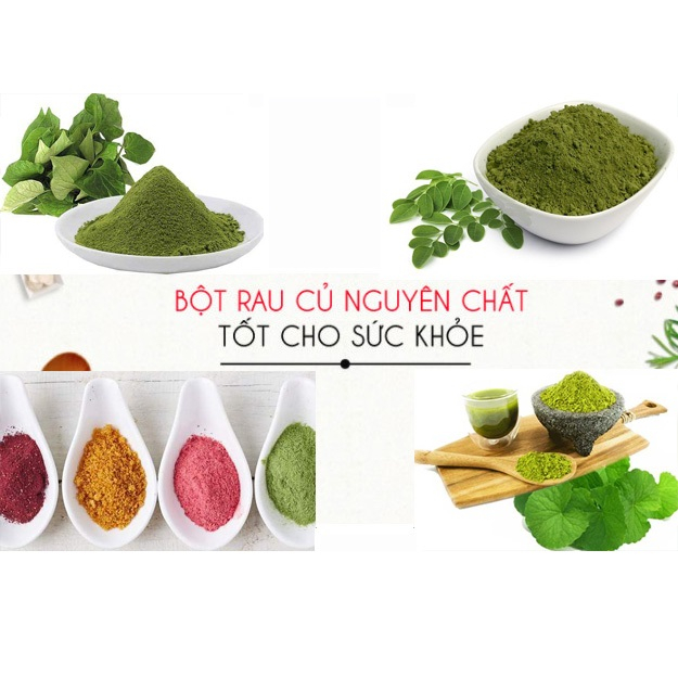 Bột Rau Củ sấy lạnh NTPowder hũ PET (từ 250gr đến 600gr tùy loại) - Nhất Tín Food