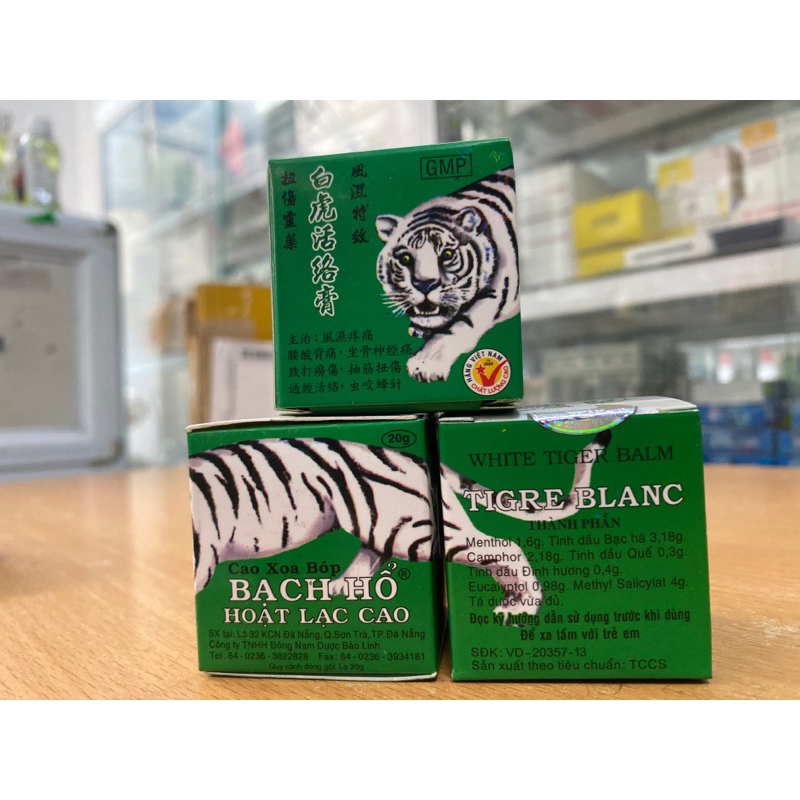 Cao xoa bóp Bạch Hổ