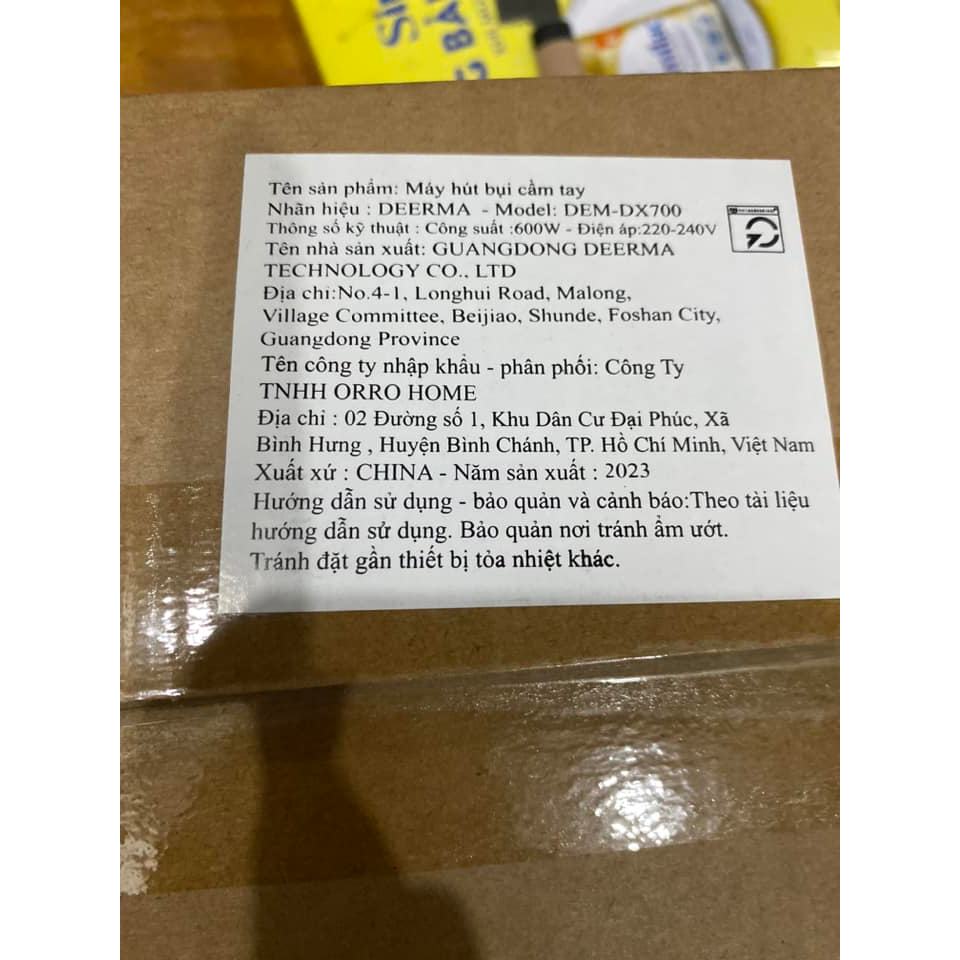 Máy Hút Bụi Cầm Tay DEERMA DX700 chính hãng SALE 50%