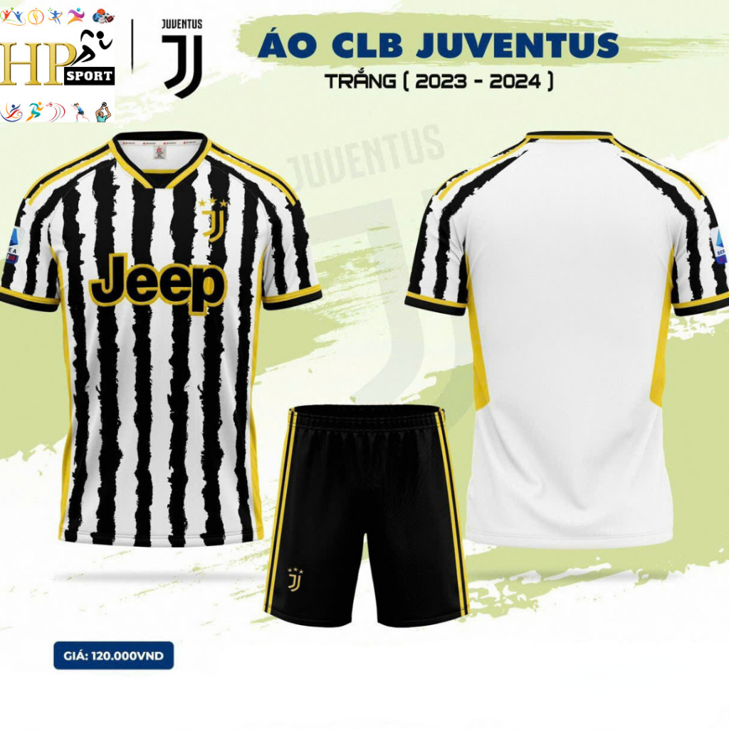 Bộ đồ đá banh CLB Juventust Sân Nhà