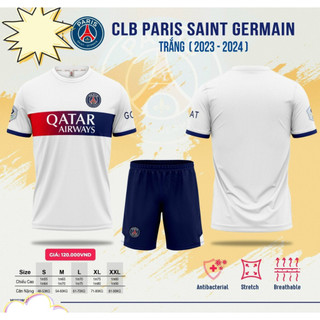 Bộ Đồ Đá Banh CLB PSG Paris màu trắng